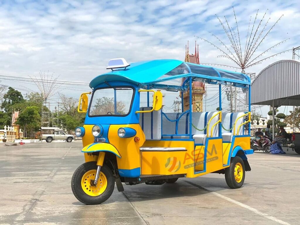 นวัตกรรมสีเขียวบนท้องถนน-รถตุ๊กตุ๊กไฟฟ้า